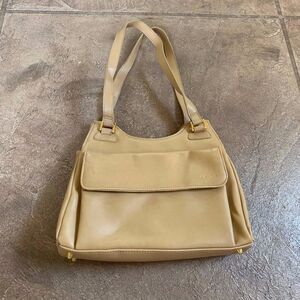 Capezio tan handbag purse bag‎ shoulder Fauxleather